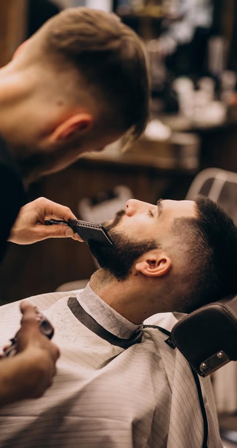 Resultado final do corte e barba